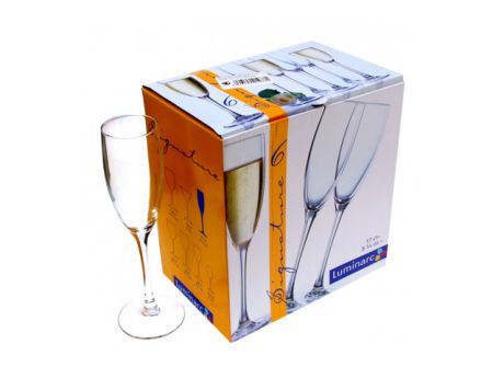 набор бокалов LUMINARC Signature 6шт. 170мл шампанское стекло