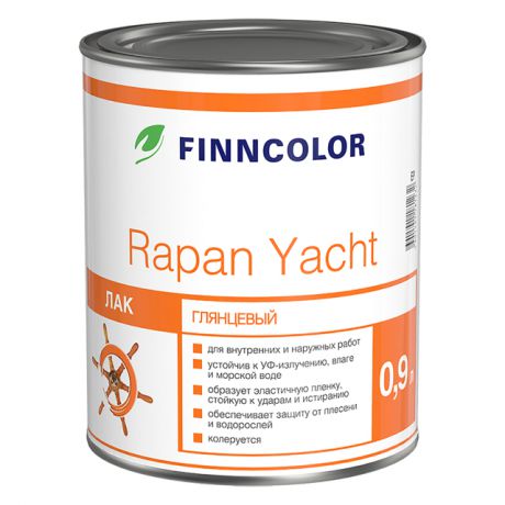 лак яхтенный FINNCOLOR Rapan Yacht EP 0,9л глянц.
