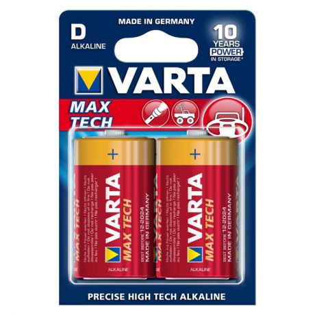батарейка VARTA MAX TECH D блистер 2шт