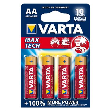 батарейка VARTA MAX TECH AA блистер 4шт