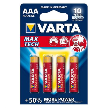 батарейка VARTA MAX TECH AAA блистер 4шт