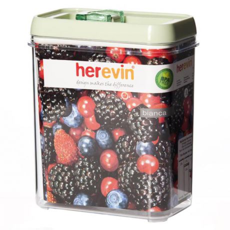 контейнер д/продуктов HEREVIN 1,7л 15,5х19х9,5см пластик салатовый