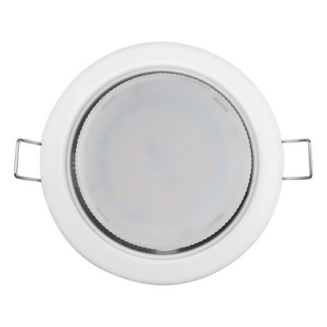 светильник светодиодный встраиваемый для ламп с цоколем GX53 белый