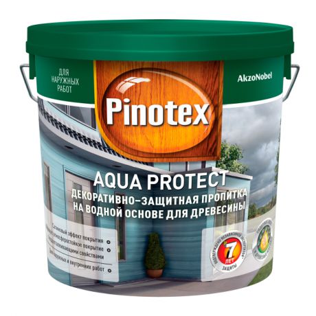 средство деревозащитное PINOTEX Aqua Protect 2,62л бесцветное