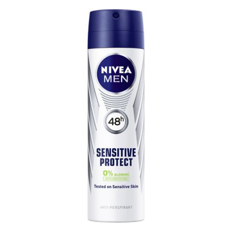 дезодорант NIVEA Sensitive protect спрей 150мл мужской