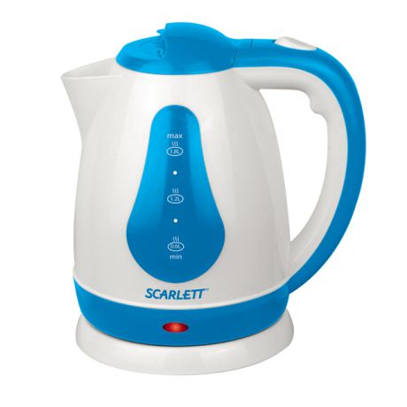 чайник SCARLETT SC-EK18P29 1700Вт 1,8л пластик белый/голубой