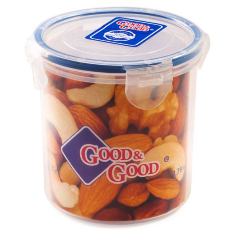 контейнер д/продуктов GOOD&GOOD 0,78л 12х12х11,5см пластик/силикон