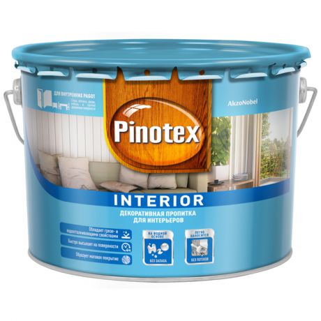 средство деревозащитное PINOTEX Interior 9л бесцветное