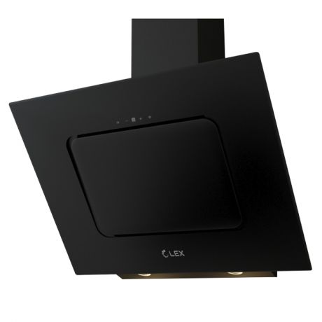 вытяжка LEX LUNA 600 BLACK 60см 680куб черн.стекло