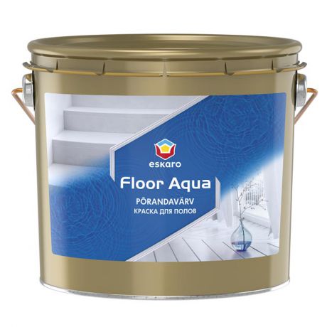 краска акриловая д/пола ESKARO Floor Aqua А 2,7л