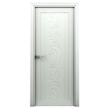 полотно дверное Весна ПГ 600 жасмин белый ламинация