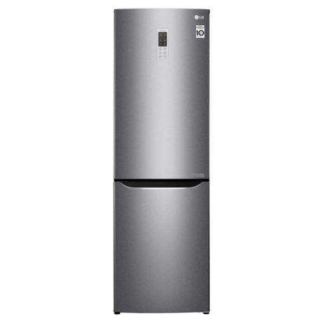 холодильник LG GA-B419SLGL 2кам. 223+79л 191х59х65см графит