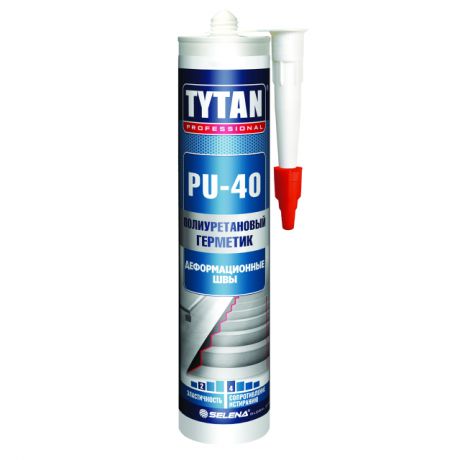 герметик полиуретановый TYTAN Professional PU 40 310мл белый