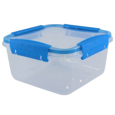контейнер д/продуктов Butterfly 1,2л 15,6х15,6х8,4см квадратный 4 замка пластик