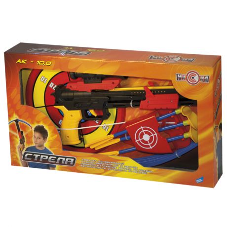арбалет игрушечный Стрела АК-10 45см пластмасса