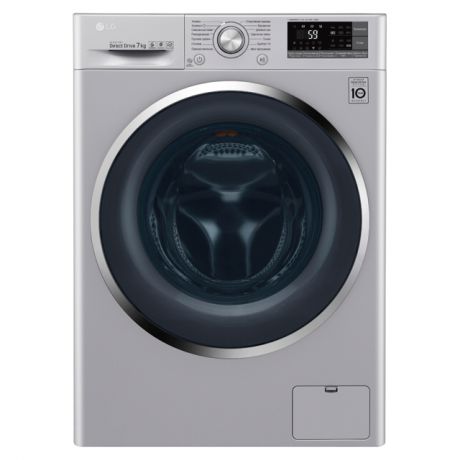 машина стиральная LG F2J7HN2L 7кг/1200об/45см сереб.