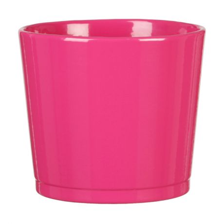 кашпо керамическое Glossy Pink 883 d11cм