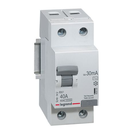 выключатель дифференциального тока (УЗО) 2п 40А 30 мА AC RX3