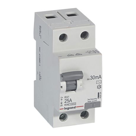 выключатель дифференциального тока (УЗО) 2п 25А 30 мА AC RX3