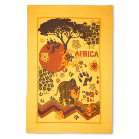 полотенце кухонное BONITA Путешествие 40х60см Африка многоцветное