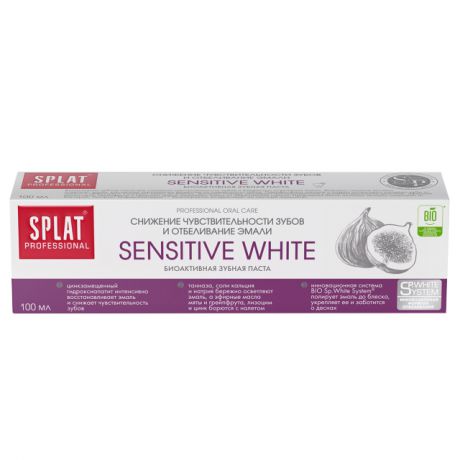 паста зуб. SPLAT Professional Sensitive White 100мл