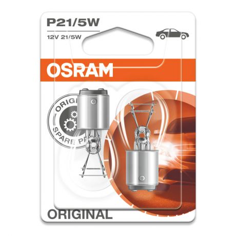 лампа OSRAM P21/5 12В 21/5Вт BAY15D 2шт