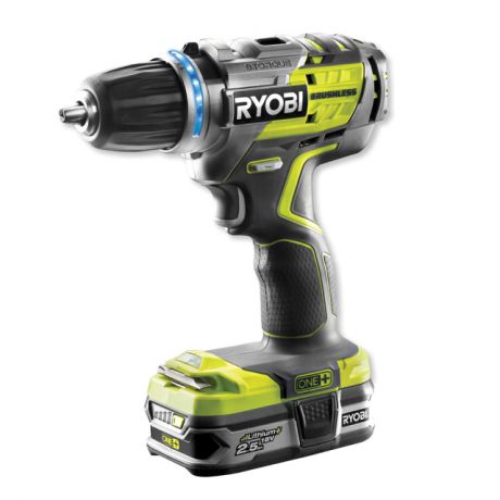 дрель-шуруповерт RYOBI R18DDBL-0 18В без аккум ONE+