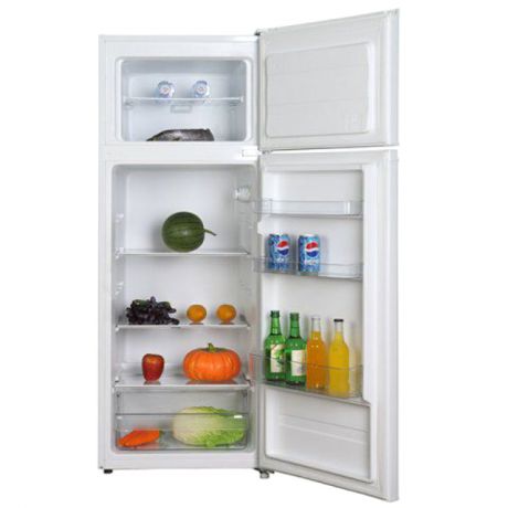 холодильник ZARGET ZRT 242W 2кам.166+41л 143х55х55см бел.