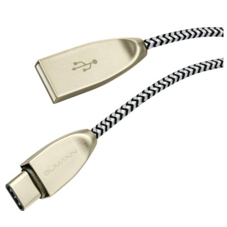 дата-кабель USB-Type-C 1,2м нейлон оплетка