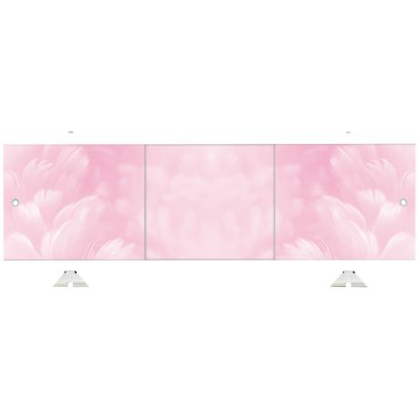 экран п/ванну МЕТАКАМ Монолит-М 168 см розовый