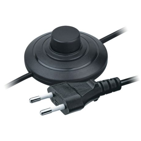 провод соединительный с выключателем и вилкой NAVIGATOR 1,7м черный