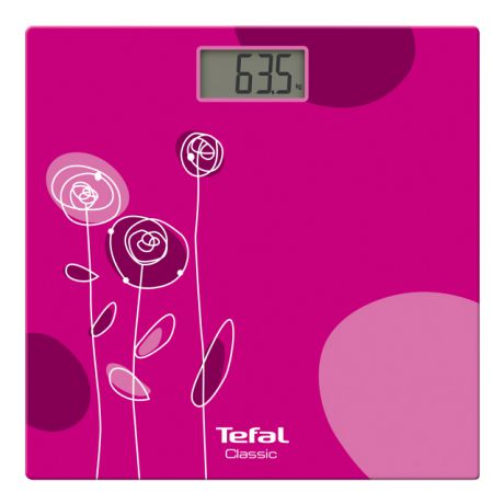 весы напольные TEFAL PP1147V0 стекло до 160кг розовые