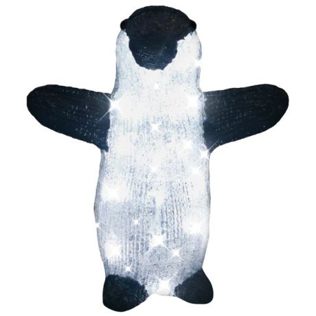 фигура Пингвин 31см 30 холодных белых LED для помещений