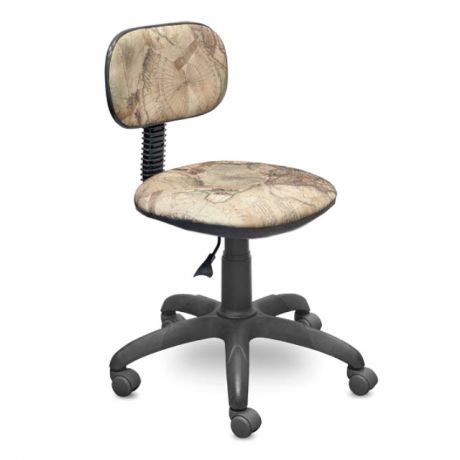 кресло офисное ЭРГО б/п 395х420х720(940)мм коричневая карта ткань