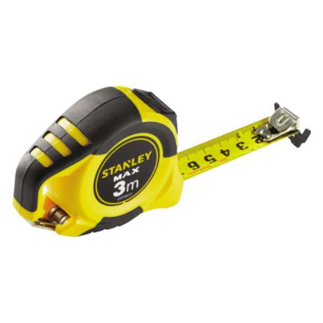 рулетка STANLEY Max 3мх19мм магнитная