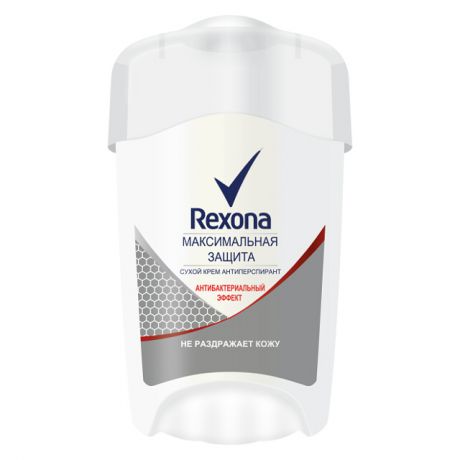 дезодорант REXONA Максимальная защита Антибактериальный эффект крем 45мл