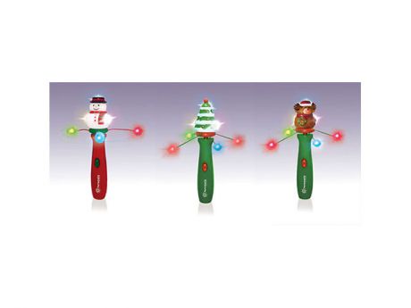 игрушка вертушка со светящимися снежинками