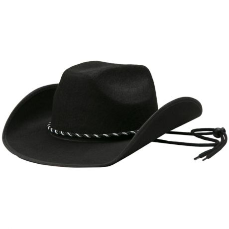 шляпа маскарадная Зорро 59-60см черный