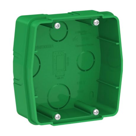 коробка монтажная BLANCA к розеткам для электроплит скрытой установки зеленый