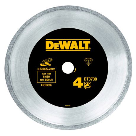 диск алмазный DEWALT 230х22,2x2,1мм сплошной