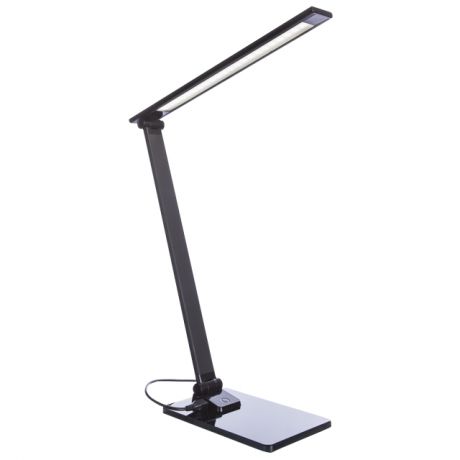 лампа настольная светодиодная Desk 1х7Вт LED 230В алюминий черный