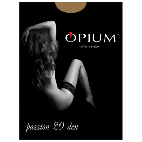 чулки OPIUM Passion 20den 3 nero