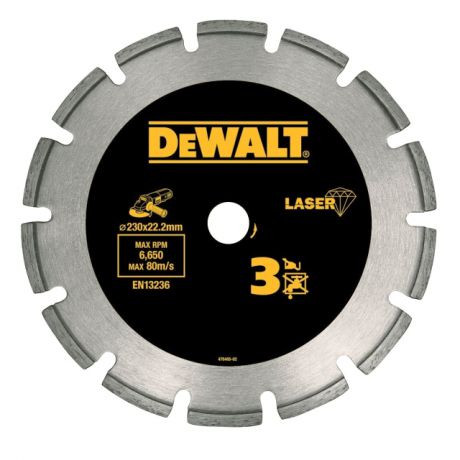 диск алмазный DEWALT 230х22,2x2,8мм сегментный
