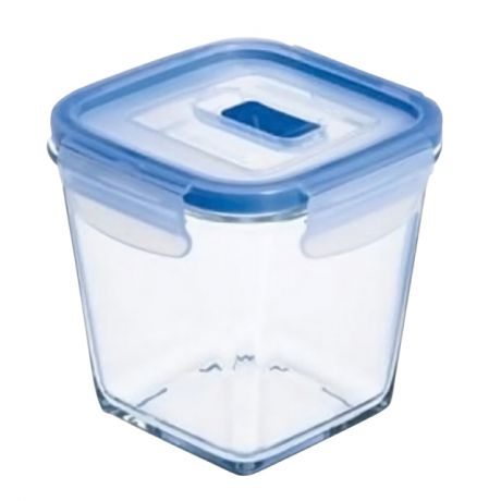 контейнер д/продуктов LUMINARC Purebox Active 0,75л 12,2х12,2х11,9см квадратный 4 замка стекло/пласт