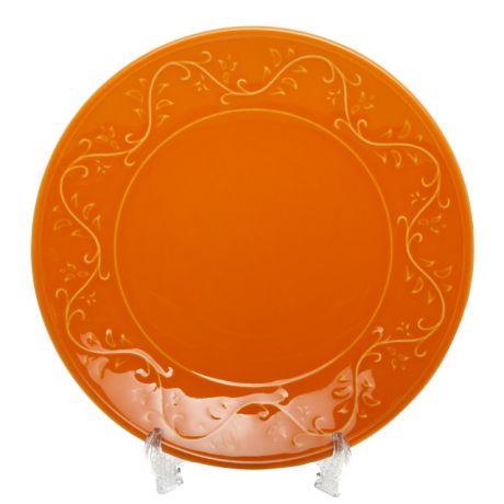 тарелка Naturaceram Ivy 20см дес. керамика оранжевый