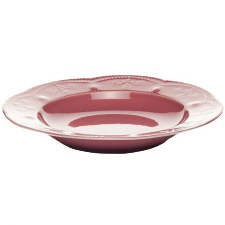 тарелка Naturaceram Fulya 24см глубокая керамика розовый