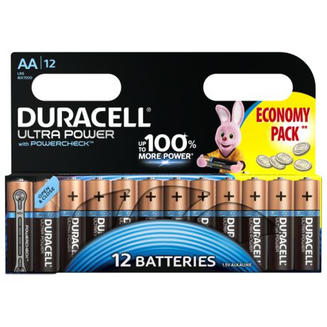 батарейка DURACELL LR6 АА Ultra Power блистер 12шт