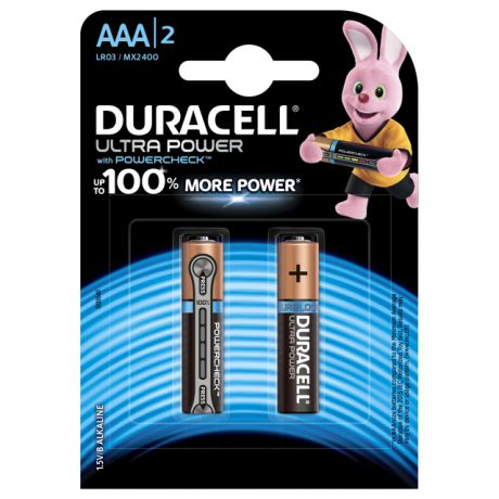 батарейка DURACELL LR03 ААА Ultra Power блистер 2шт