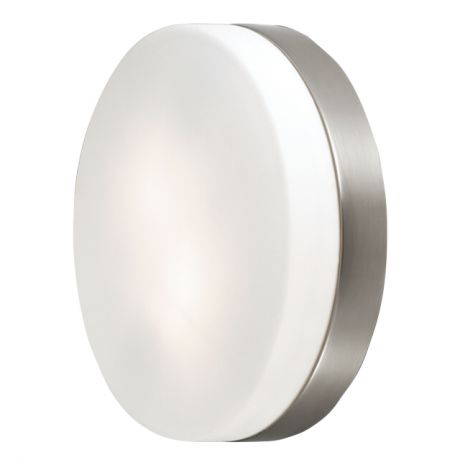 светильник настенно-потолочный д/ванной ODEON LIGHT Presto E14 2х40Вт IP44 белый никель