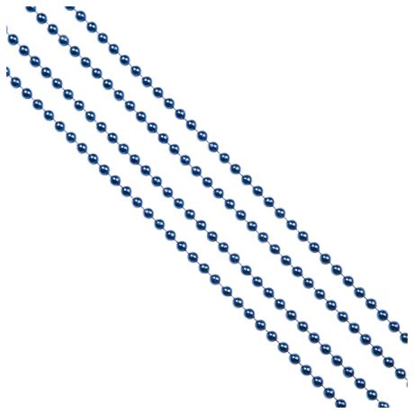 гирлянда бусы с шариками 270x0,8см синий